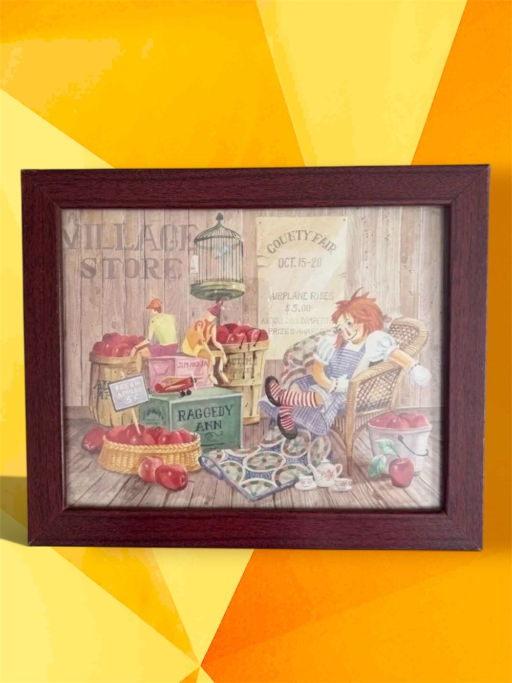 Raggedy Ann Country Fair Print 8x10”
